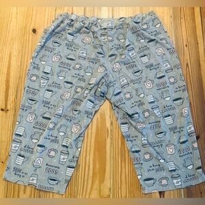 Secret Treasures Coffee Capri Pajama Bottoms Womens 2X